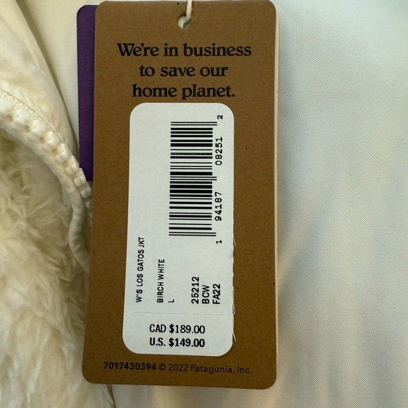 Women’s large full zip white fleece NWT - Picture 2 of 3